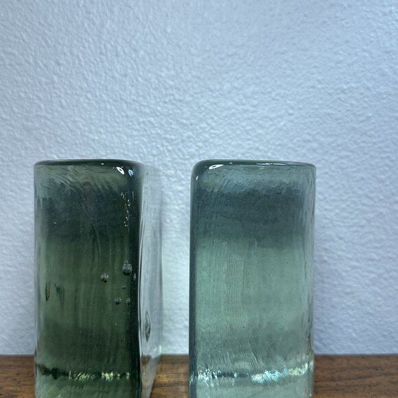 Mid-Century Modern Blenko Glass Bookends  (Set of 2) - Picture 9 of 16